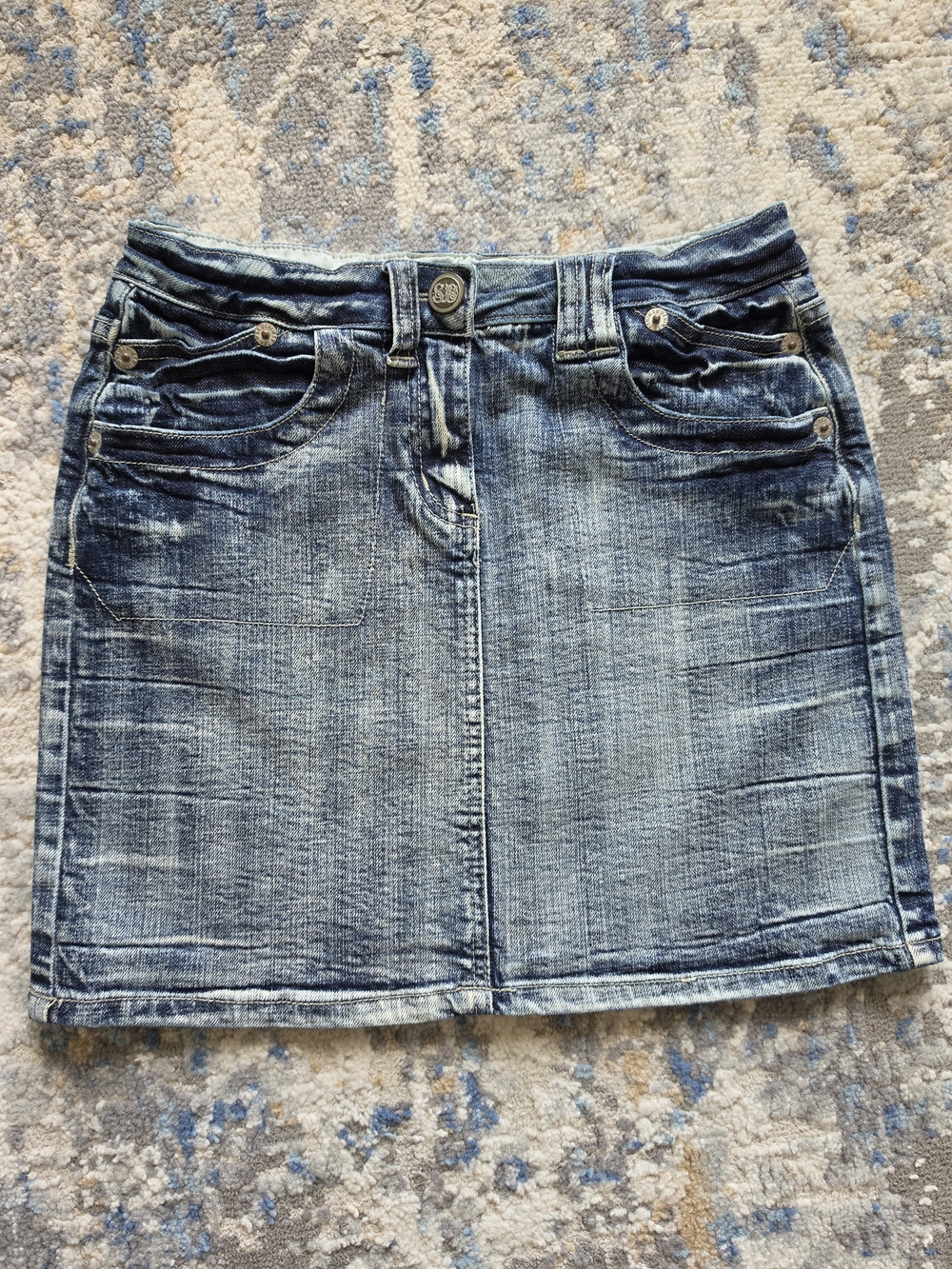 SB Denim Mini Skirt Y2K